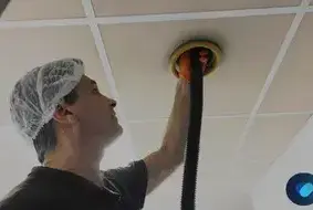 installation hotte professionnelle Lécousse-2
