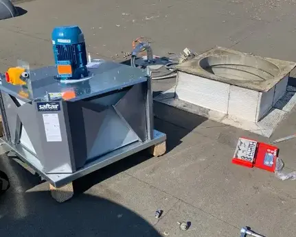 installation hotte professionnelle Vannes-1